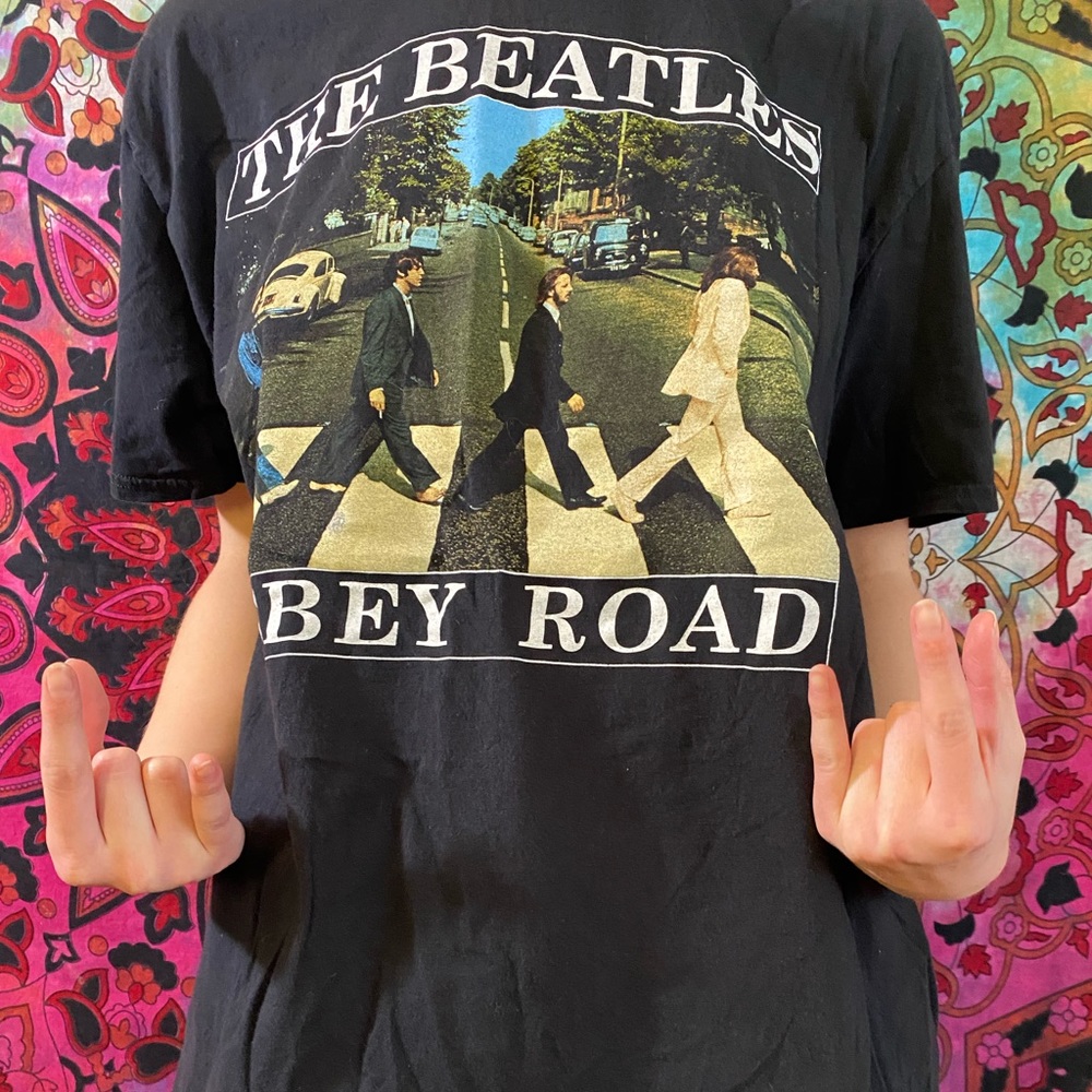 The iconic Beatles graphic tee, only worn a few times.
